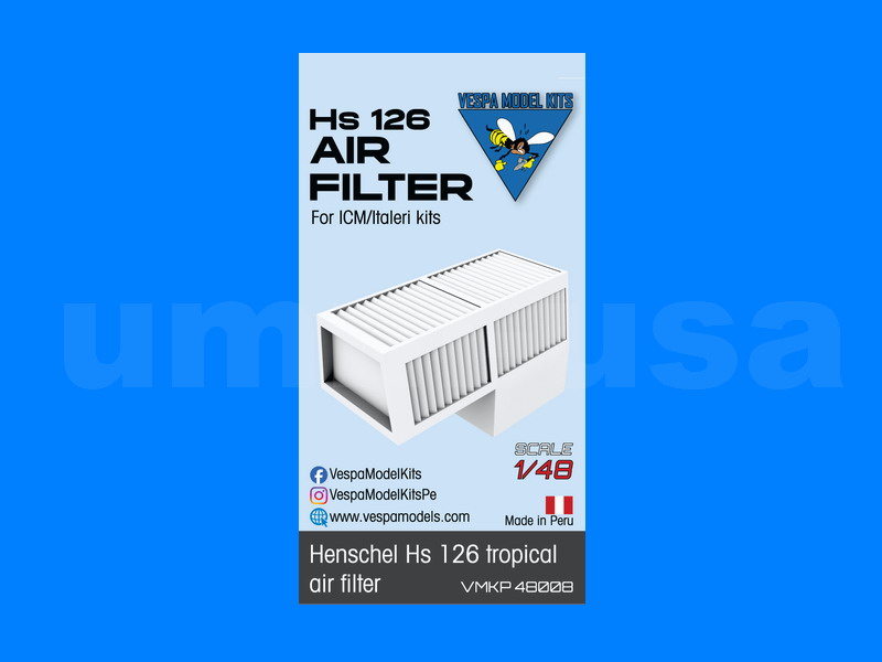 VMKP48008 Henschel Hs 126 Tropical Filter 1/48
